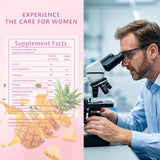 Vital Natural Feminine Balance Gummies for Women Health, Hawaiian Pineapple Flavor, Vegan, Gluten-Free ，Supports Women Vitality & Gut Health - 60 Gummies (2)