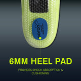 HideFxxx Carbon Fiber Insoles, Sprots Insoles for Men, Arch Support Insoles Orthotic Inserts PORON Gel Insoles for Basketball, Running and Training (US 9-11 | EU 43-45)