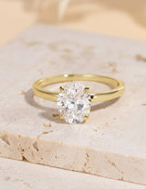 EAMTI Travel Engagement Rings for Women Oval Cut Wedding Bands Size 7