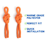 Rubber Latch Kit and Rope Handles for YETI Coolers and RTIC Coolers - Rubber Cooler Latches and Rope Handles - Rope YETI Handle and YETI Cooler Latches Replacement - YETI Latches Replacement