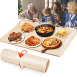 Warming Mat for Food,Food Warming Mat,White Elephant Gifts, Portable Electric Warming Tray for Food,with 3 Temperature Settings,Food Warmer for Buffet Party, Sabbath, Gatherings, Daily Use（Cream)