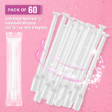 Disposable Suppository Applicators Individually Wrapped Hygienic Fit to Size 00 Cap-sules and Many Shapes of Suppositories, Tablets Feminine Care Applicators from Nieteyrue (60 Counts)