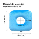 wefaner Donut Pillow Tailbone Pain Relief Cushion Bed Sores,Butt Donut Pillow Anti-Decubitus Pad-Breathable for Hemorrhoids,After Surgery,Pregnancy, Pressure Sores.