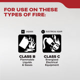 Kidde Basic 5 Fire Extinguisher for Home, 5-B:C, FA5G