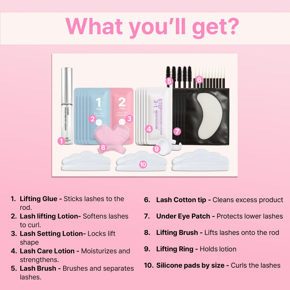Korean Lash Lift Kit - Eye Brow Lamination Kit Eyelash Perm Kit Eyelash Lift Kit Lash Perm Eyebrow Lamination