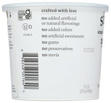 Siggi’s Icelandic Strained Whole Milk Yogurt, Plain, 24 OZ. – Thick, Protein-Rich Yogurt Snack