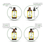 SVA Evening Primrose Oil Organic - 4 Fl Oz – 100% Natural Cold Pressed Organic Evening Primrose Oil - for Face, Skin Care, Hair Care, Scalp Massage & Body Massage – Carrier Oil with Dropper