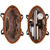 Montana West Tote Bag for Women Top Handle Satchel Purse Oversized Shoulder Handbag Hobo Bags Brown Christmas Gift MWC-118BR