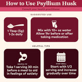 ORGANIC INDIA Psyllium Herbal Powder - Whole Husk Fiber, Vegan, Gluten-Free, USDA Certified Organic, Non-GMO, Soluble & Insoluble Fiber Source - 12 Oz Canister (Pack of 1)