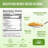 EverSmith Organics - Wildcrafted Irish Sea Moss Gel | Made in USA | Rich in Vitamins & Minerals | Sea Moss Gel Raw | Nutritional Supplement | Apple (16 oz)