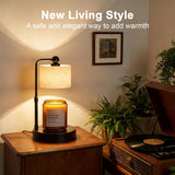 Bingyouth Candle Warmer Lamp with Timer, Adjustable Height Wax Melt Warmer