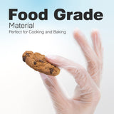 Raxwell Disposable Vinyl Gloves - Powder-Free & Latex-Free Food Prep Gloves - Oil- & Tear-Resistant for Kitchen Use - Ambidextrous Fit for Food Service & Cleaning - Small, Clear, 1000 Count