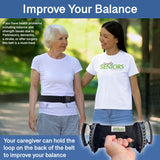 Gait Belts for Seniors - Transfer Gate Belts With Handles for Lifting Elderly & Patient Physical Therapy - Easy to Use Quick Release Gait Belt for Medical Nursing Use