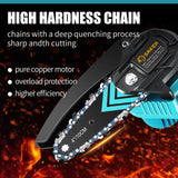 Saker Mini Chainsaw,Portable Electric Chainsaws Cordless,Handheld Chain Saw Pruning Shears Chain Saws for Tree Branches,Courtyard,Household and Garden,Christmas Gifts for Men Dad Husband Women