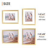 upsimples 8x10 Picture Frames, Gallery Wall Frames Set of 5, Gold