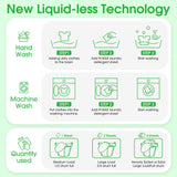 Poesie Laundry Detergent Sheets Fresh Scent 320 Sheet Liquidless Soap Sheets Detergent for Travel Camping Dormitory Hotel