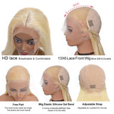 Alididi 30Inch 613 13x6 Lace Front Wig Human Hair 200 Density 613 Lace Front Wig Human Hair Blonde Wig Human Hair Straight Lace Frontal Wig Human Hair Pre Plucked With Baby Hair (613 Blonde Wig)