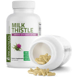 Bronson Milk Thistle Silymarin Marianum & Dandelion Root Liver Health Support, Antioxidant Support, Detox, 360 Capsules