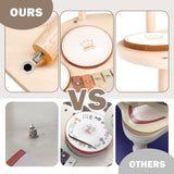 Drum Set for Toddler - Toys for 2 3 4 Year Old Girls Boy Gifts - 9 in 1 Wooden Montessori Musical Instruments with Xylophone for Kids 3-5, Christmas Birthday Gifts for Toddlers 2-4