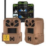 Moultrie Edge 3 Cellular Trail Camera - 2-Pack, 40MP, 0.5s Trigger