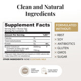 Elavite Bovine Colostrum Powder (Unflavored) Grass Fed Colostrum Supplement for Gut Health, Immune Support Healthy Hair, Skin & Nails - 30 Servings