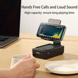 Gifts for Men Him, Cell Phone Stand with Bluetooth Speaker&Led Color Changing Light, Unique Gifts for Women Dad Her Husband, Cool Tech Gadget Wireless Speaker, Birthday Gifts for Men, Ideal Gifts