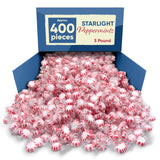 Starlight Peppermints Mints 5 Lb -Approx 400 Peppermint Candy Individually Wrapped - Thanksgiving Christmas Candy Mints