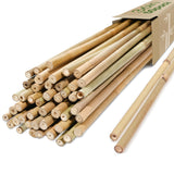 Cambaverd Bamboo Stakes 3ft, 50 Pack Bamboo Garden Stakes 3 Feet, Natural Plant Stakes for Tomatoes and Climbing Plant Support, Bamboo Sticks for Plants