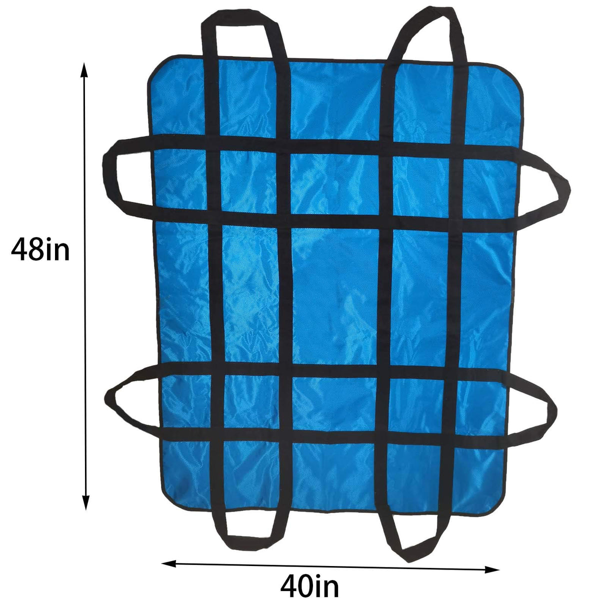 Positioning Bed Pad with Handles 48" X 40" Incontinence Mattress Bedding Protector Liner Underpad Straps for Easy Lift & Transfer Reusable Washable Hospital Quality