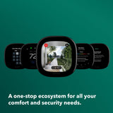 ecobee Comfort and Security Bundle, Smart Thermostat Premium with Siri and Alexa and Built in Air Quality Monitor and Smart Sensor with SmartSensor for Doors and Windows 2-Pack