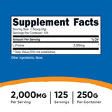 Nutricost L-Proline Powder 250 Grams - 2,000mg Per Serving, Non-GMO