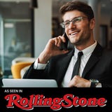 6 pack Executive Style Reading Glasses Men - Durable Readers with 99% Blue Light Blocking - Comfortable Fit with TR90 Frames