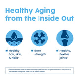 NativePath Collagen Peptides Protein Stick Packs - Hydrolyzed Type 1 & 3 Collagen Powder for Skin, Hair, Nails - 30 Servings