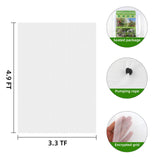 PDGROW Garden Mesh Netting for Plants, 4 Pack Insect Bird Barrier Netting Mesh with Drawstring, 3.3x4.9 FT Garden Bug Netting Plant Cover for Protect Fruit Tree Vegetable Flowe