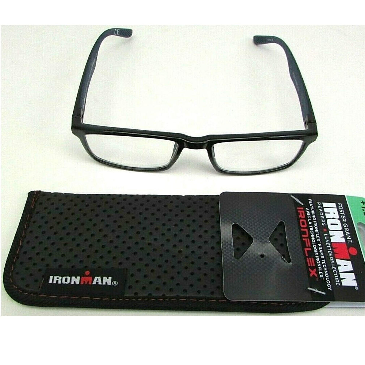Foster Grant Ironman IronFlex IM2002 Men's Reading Glasses +1.50