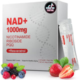 ZOROAHER 1000mg High-Potency NAD+ Liquid Supplement, Nicotinamide Riboside & Resveratrol with PQQ, Boosts Cellular Energy, Concentration& Healthy Aging - 1 Pc