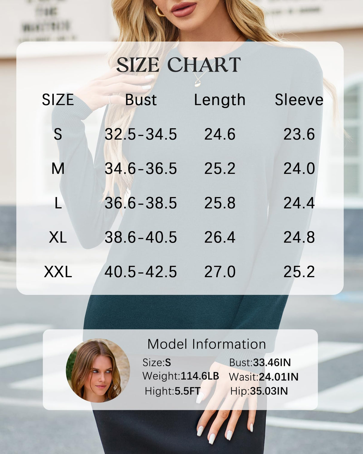 Arach&Cloz Womens Sweaters Trendy 2024 Long Sleeve Crew Neck Ladies Knit Tops Business Casual Outfits Fall Clothes Dressy Clothing Christmas(A-Green,M)