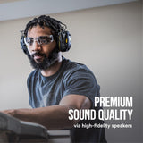 3M WorkTunes Connect Wireless Hearing Protector with Bluetooth Technology, Bluetooth Hearing Protection with a 26 dB Noise Reduction Rating