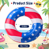 Pextian Patriotic Bikini Goose Outfits, 23” 4th of July Porch Goose Outfit, Summer Goose Clothes for Fourth of July Independence Day, Outdoor Lawn, Yard, Patio Decor