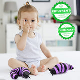 Cevioce Fidget Slug Toy, Sensory Slug Fidget Toy for Kids & Adults, 1 PC Cute Autism Sensory Toys for Autistic Children｜Great Birthday Gift for Girls Boys - Christmas Stocking Stuffers for Toddler