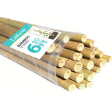 Latuxe Bamboo Stakes 6FT, 20pcs Garden Stakes 72in Specifically Designed for Climbing Plants, Ideal for Tomatoes, Beans, Cucumbers, Peppers, Vines, and More Plant Growth