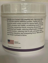 Equiessence Vital Amino Blend - Horse Care, Coat & Hoof - Performance Horse - No Soy or Sugar- 120 Day Supply