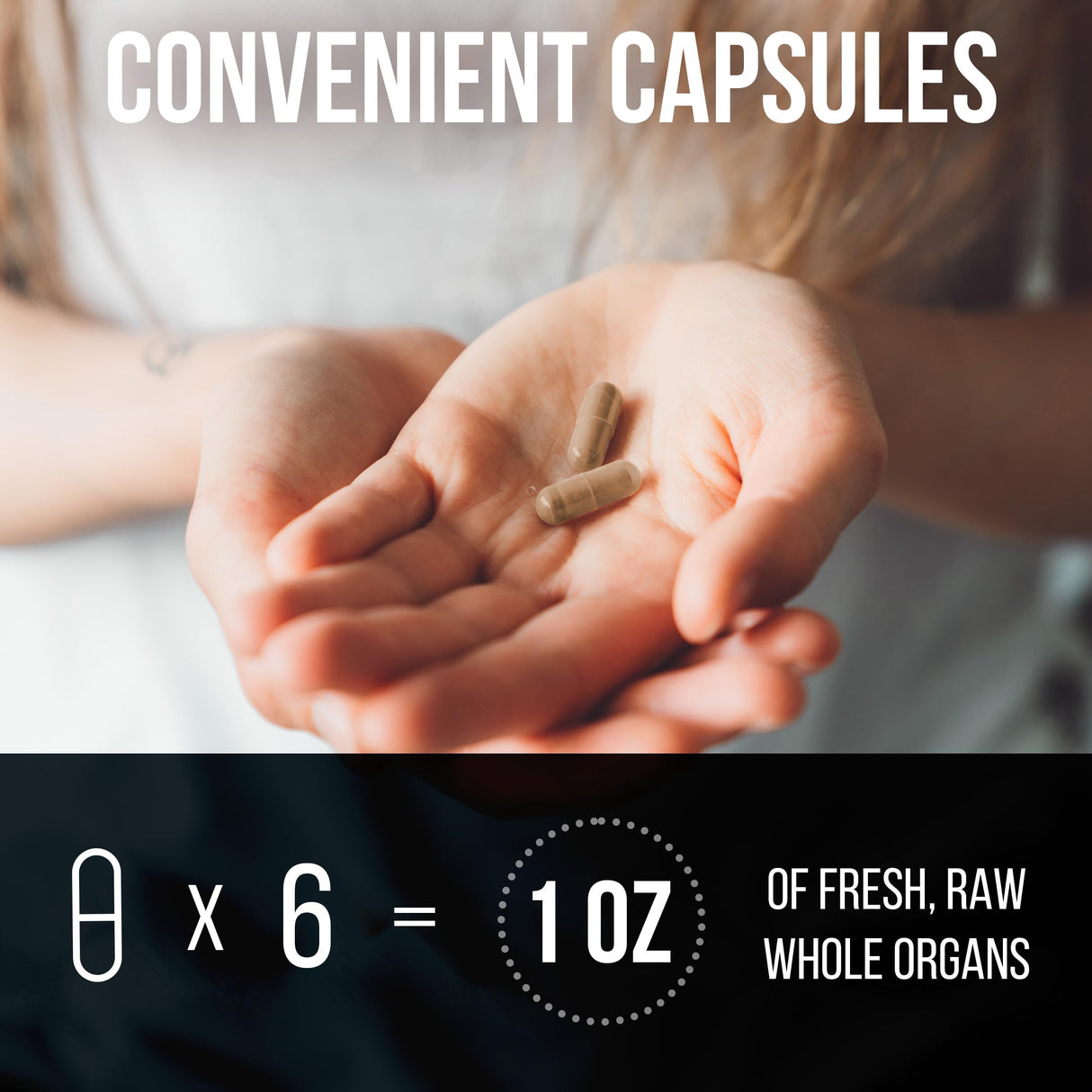 Beef Organ Supplement Grass Fed Complex for Men and Women - 10 Carnivore Meat Proprietary Blend of Beef Liver, Marrow, Brain, Thymus, Spleen, Kidney, Colostrum, Heart, Pancreas, Gallbladder -180 Caps