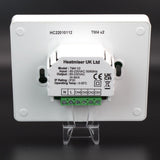 Kudos-Trading - Heatmiser TM4 V2 230v 4 Channel Time Clock 7 Day Timer Programmer Touch Screen Thermostat Works With Heatmisers UH8 Wiring Centre Ideal for Zone Control and Scheduling.
