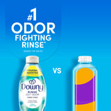 Downy Rinse Out Odor Fabric Rinse, Cool Cotton Scent, 62 fl oz, Fabric Odor Remover Rinse, Fights Odors at the Source