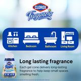 Clorox Fraganzia Cone Gel Air Freshener, Twist Open Adjustable Solid Air Deodorizer for Small Indoor Spaces, Continuous Fresh Ocean Breeze Scent for Bathroom Office Closet Odor Control, 6 Oz - 12 Pack