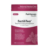 Fairhaven Health FertiliTea | Organic Fertility Tea for Women to Support Reproductive Health* | Prenatal Herbal Tea to Support Menstrual Cycle & Hormone Balance* | Contains Vitex | Mint | 60 Servings