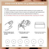 ZOOROO 2-Pack Stackable Bands for Oura Ring 5/Oura Ring 4/Oura Ring 3 Stack