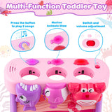 V-Opitos Musical Toy for 1, 2 Years Old Boys & Girls, Feeding Interactive Toys with Ball, Montessori Education Toys, Perfect Toddler Christmas Birthday Gifts