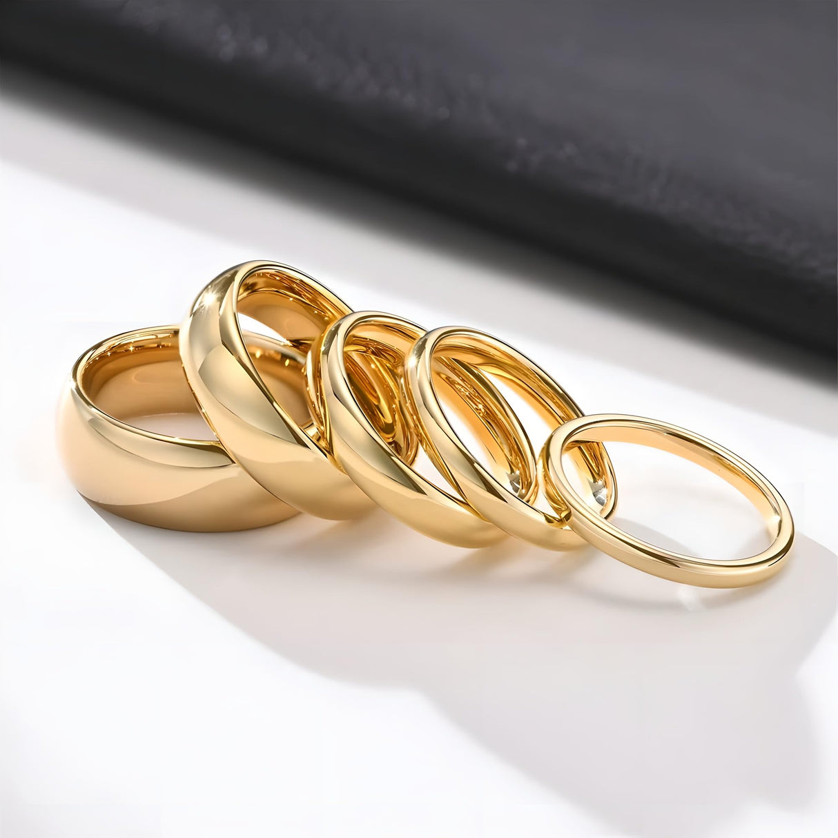 stino 18Pcs Fadeless Gold Plated Rings Set for Women & Men (Gold Plated)